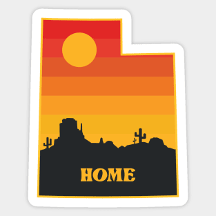 Utah is home Sticker